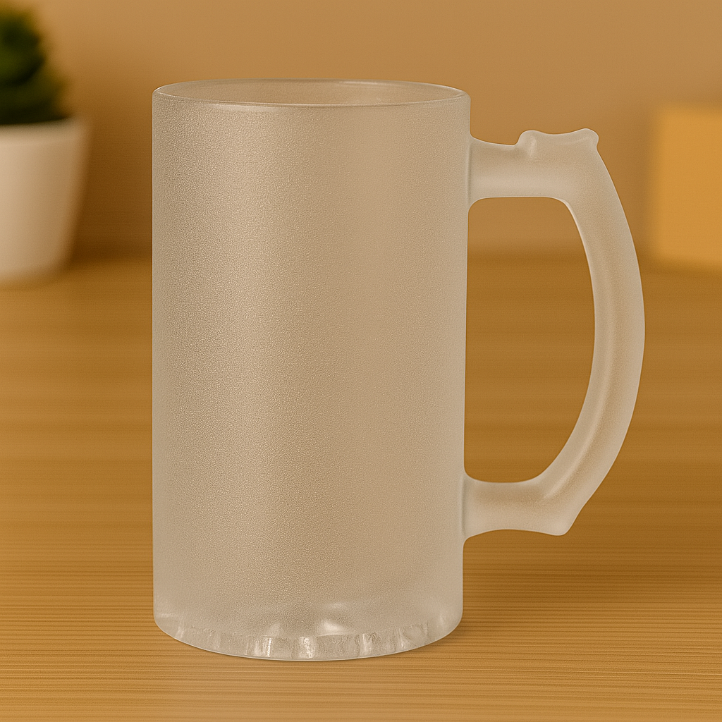 Cherish Wares Personalized Beer Frosted Mug - Premium Print | Perfect Gift for Loved Ones