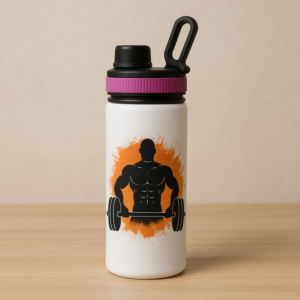 Cherish Wares Personalized Gym Sipper Bottle – Premium Print | Perfect Gift for Loved Ones
