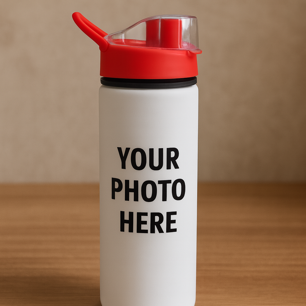 Cherish Wares Personalized Sports Sipper Bottle – Premium Print | Perfect Gift for Loved Ones